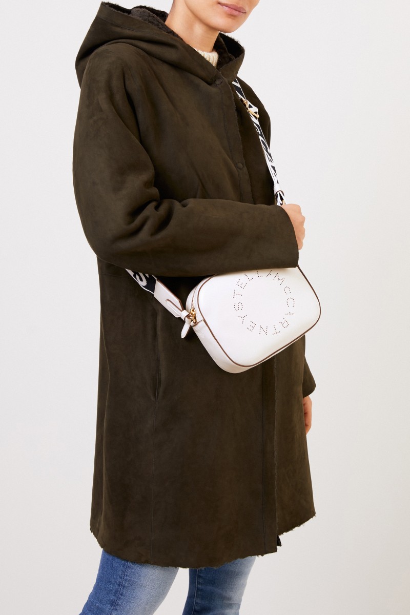 Stella McCartney Umhängetasche 'Mini Camera Bag' Weiß