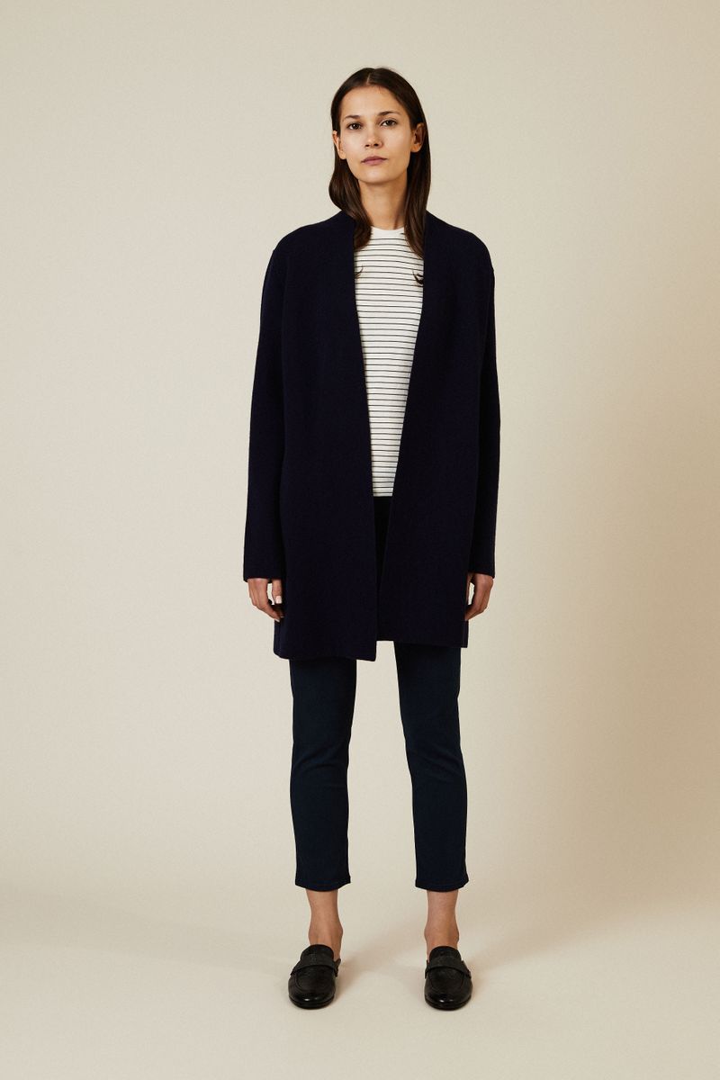Cigarette Leg Jeans 'The Prima Cropped' Marineblau