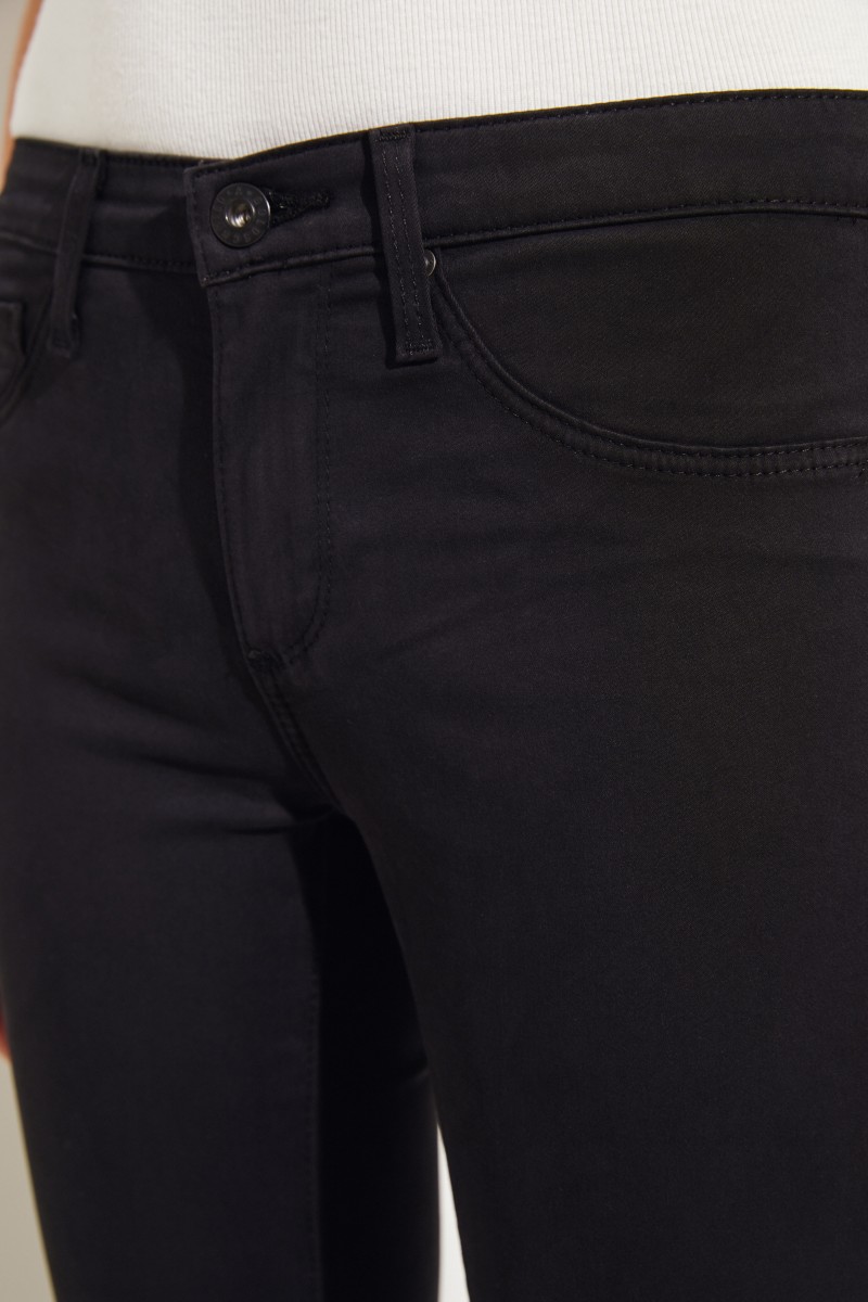 AG Jeans Super Skinny Jeans 'The Legging Ankle' Schwarz