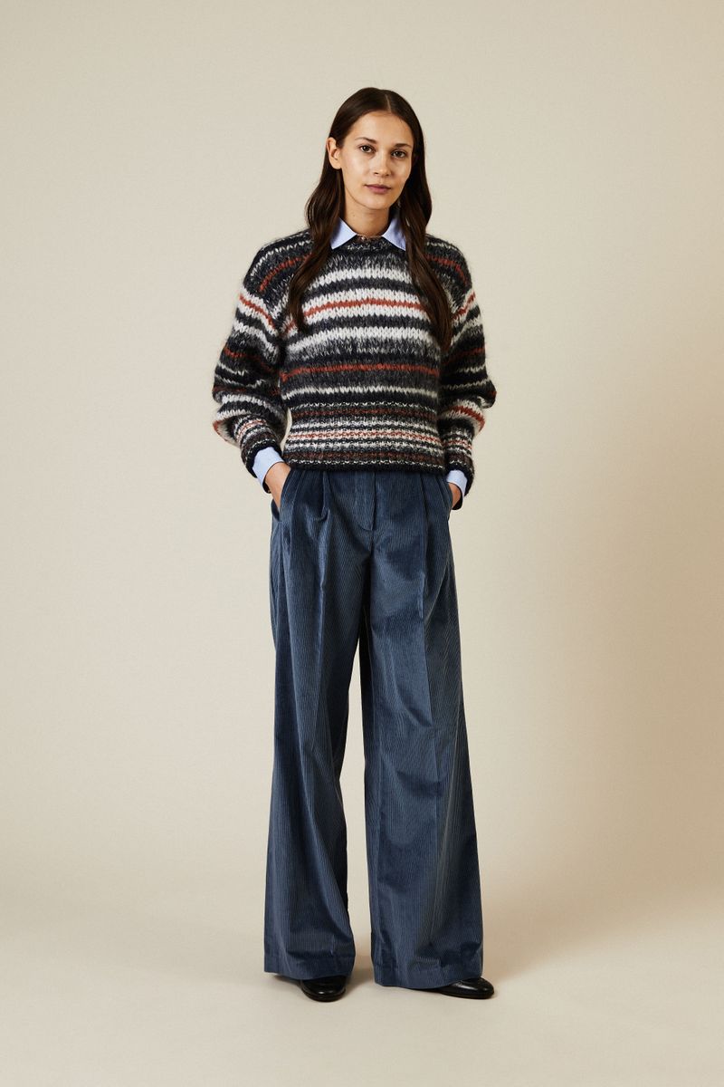 Mohair-Pullover Multi