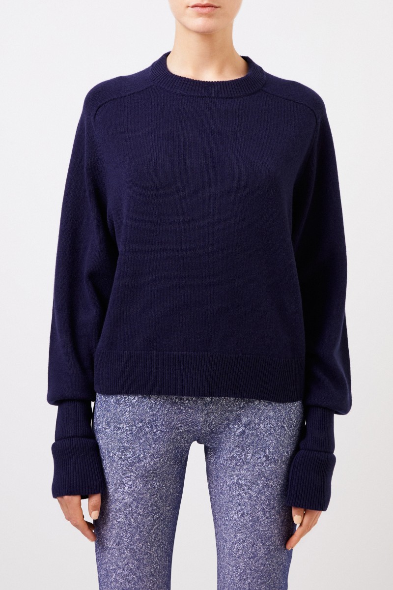 Chloé Cashmere Pullover Blau