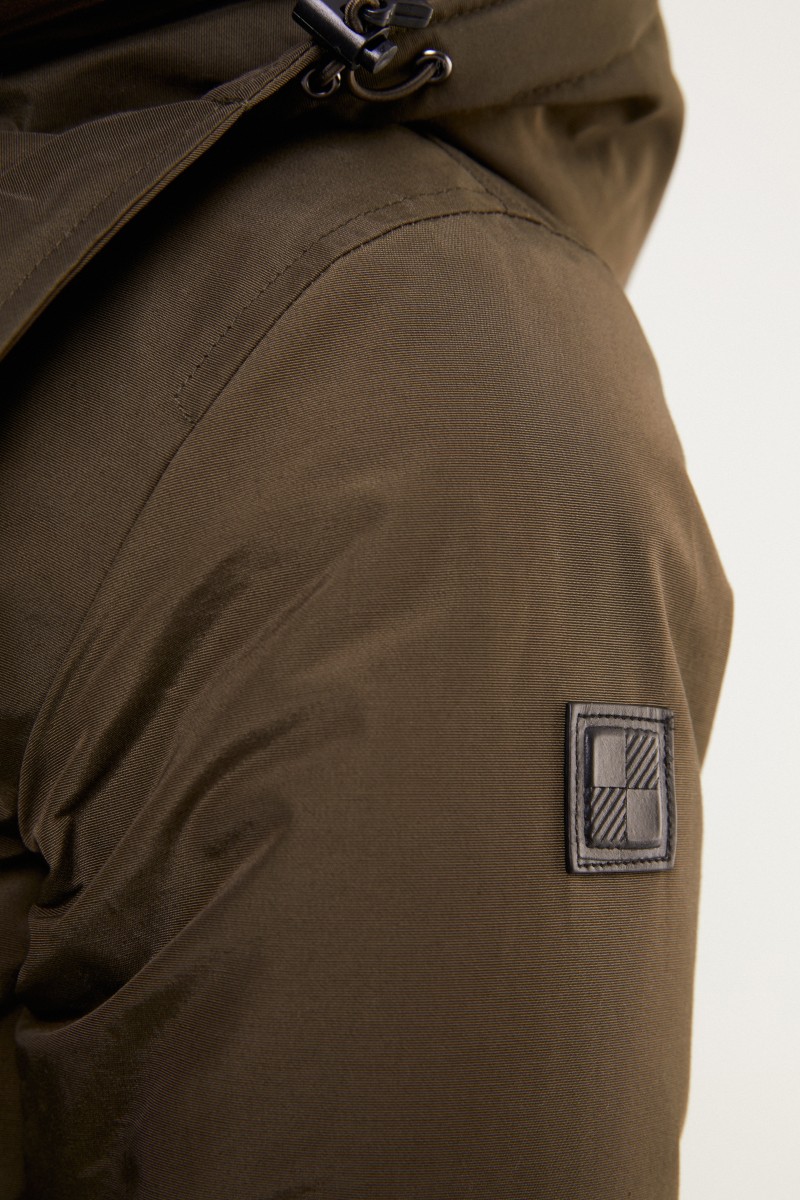 Woolrich Daunen-Parka 'Arctic Parka' mit Kapuze Khaki