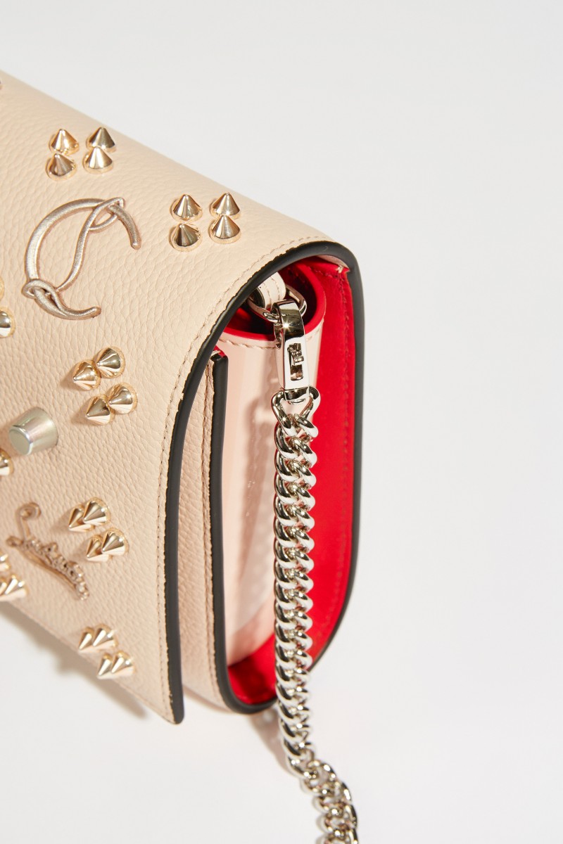 Tasche 'Paloma Clutch' mit Nietendetails Rosé