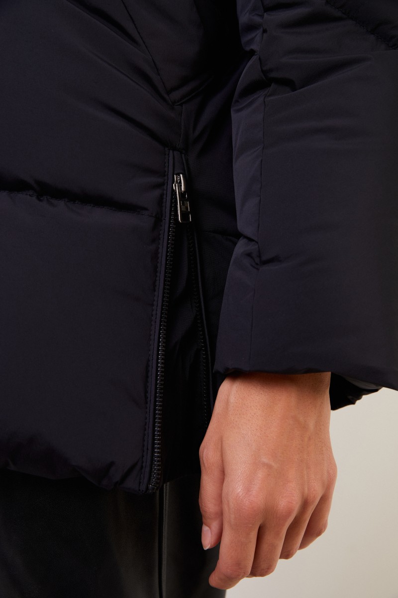 Woolrich Daunenjacke 'Aurora' mit Kapuze Schwarz