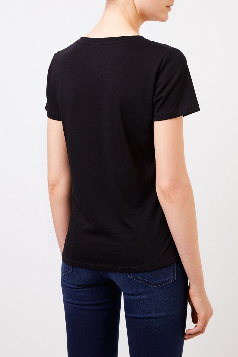 Schlichtes T-Shirt Schwarz