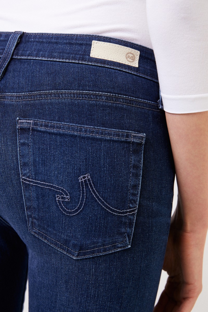 AG Jeans Skinny Jeans 'The Farrah' Dunkelblau