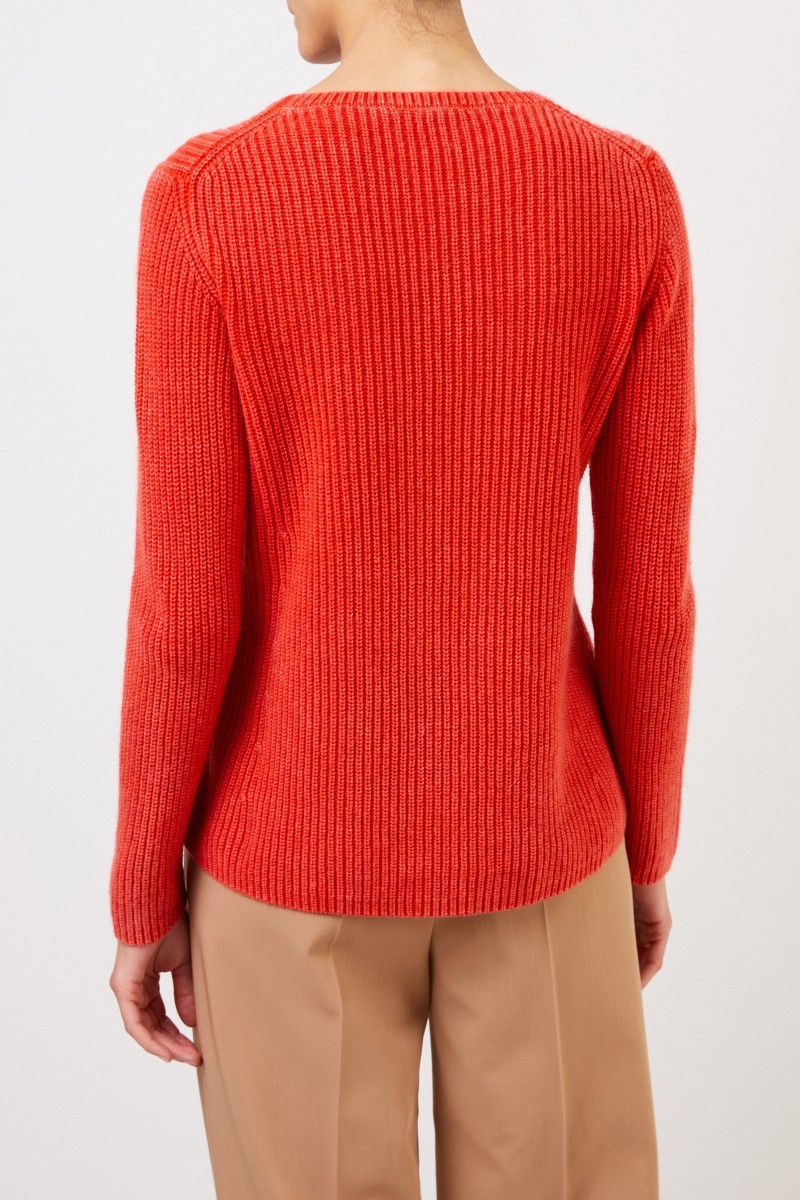 Iris von Arnim Cashmere-Pullover 'Sessanio' Granat