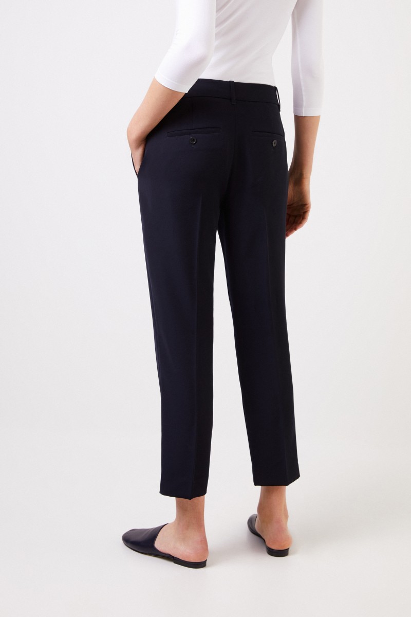 Klassische Hose Marineblau