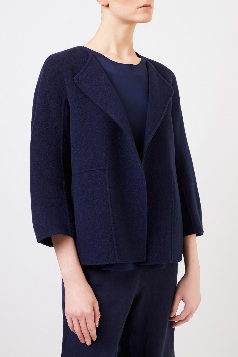 Iris von Arnim Cashmere-Jacke 'Eadie' Blau
