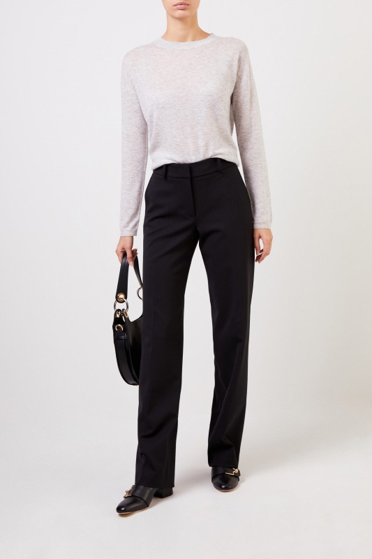 Cappellini Klassische Hose Schwarz