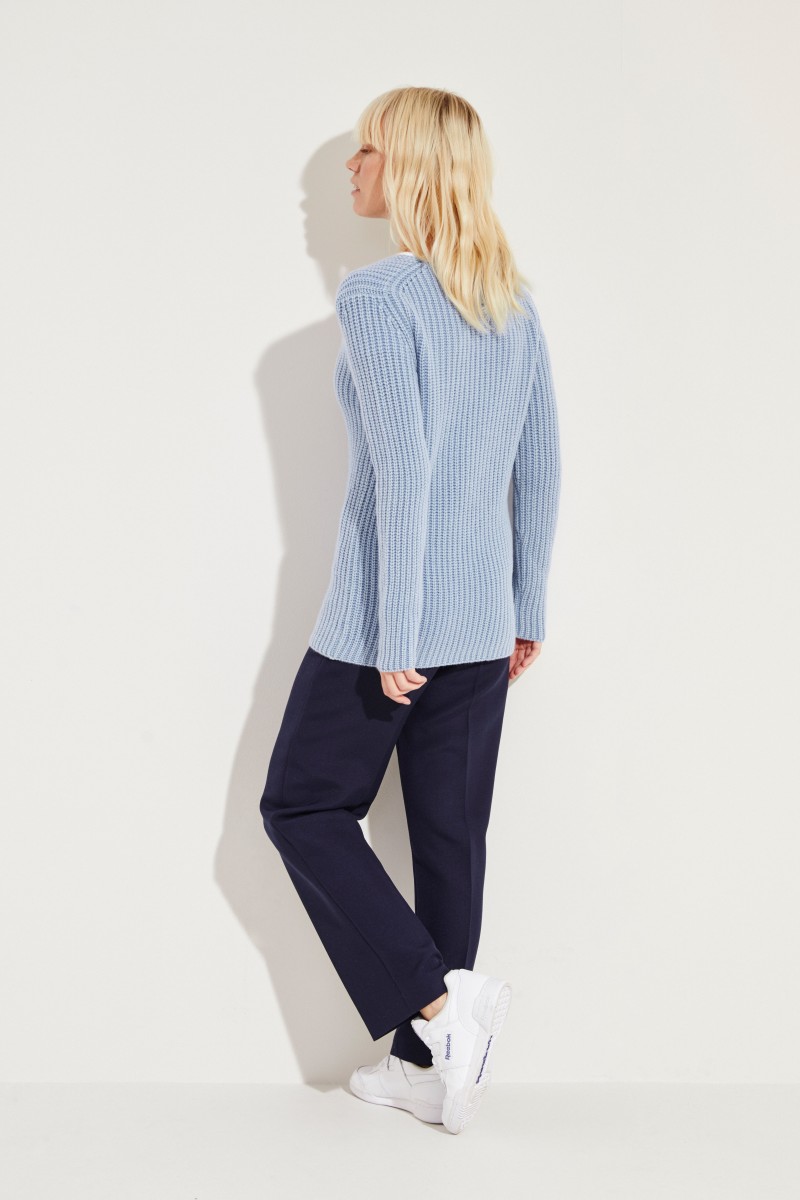 Cashmere-Pullover 'Madita' Blau