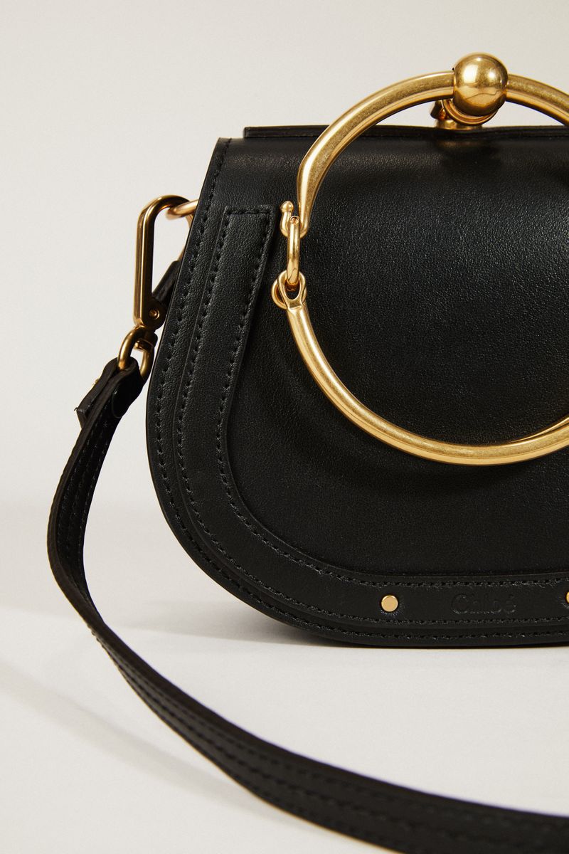 Umhängetasche 'Nile Small' Schwarz
