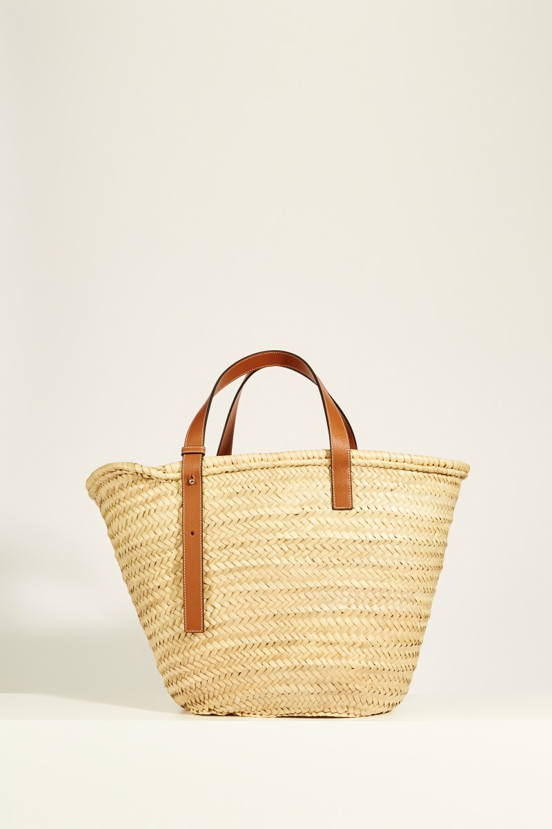 Korb 'Basket Bag Large' Natural/Tan