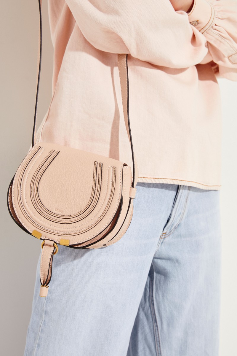 Umhängetasche 'Marcie Saddle Small' Blush Nude