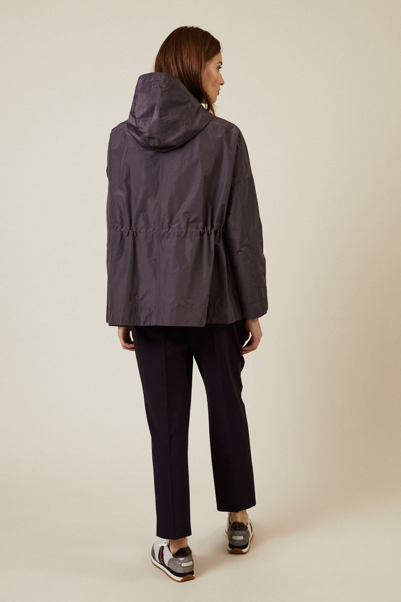 Leichte Oversize-Jacke in Violett