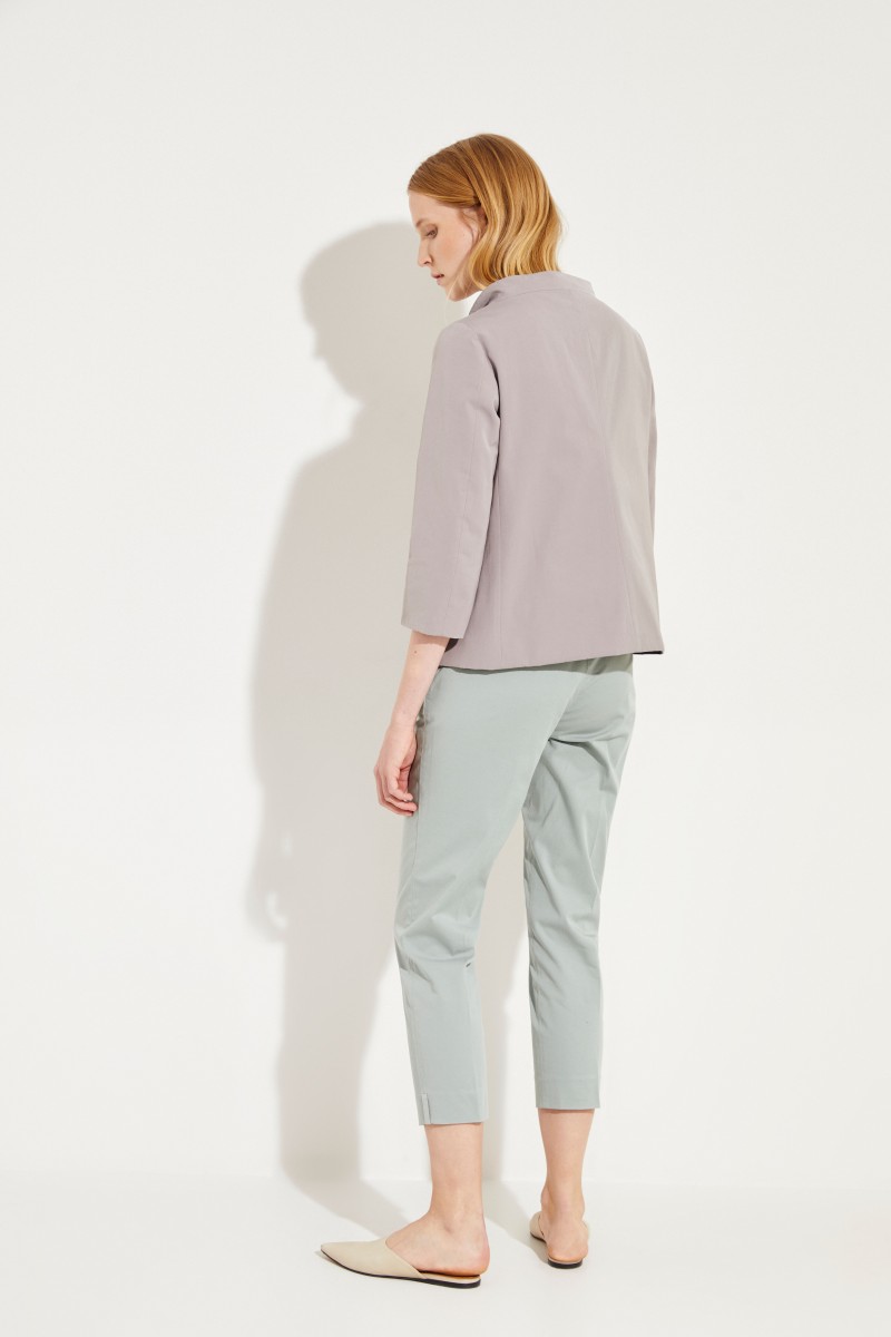 Wende-Daunenjacke Taupe/Navy