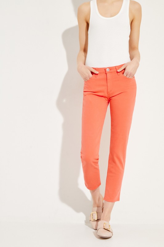 Jeans 'Prima Cropped' Koralle