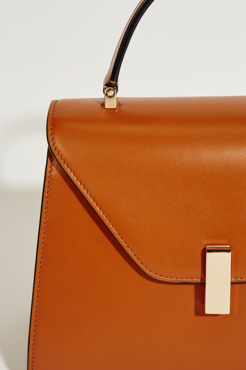 Leder-Tasche 'Iside Medium' Braun