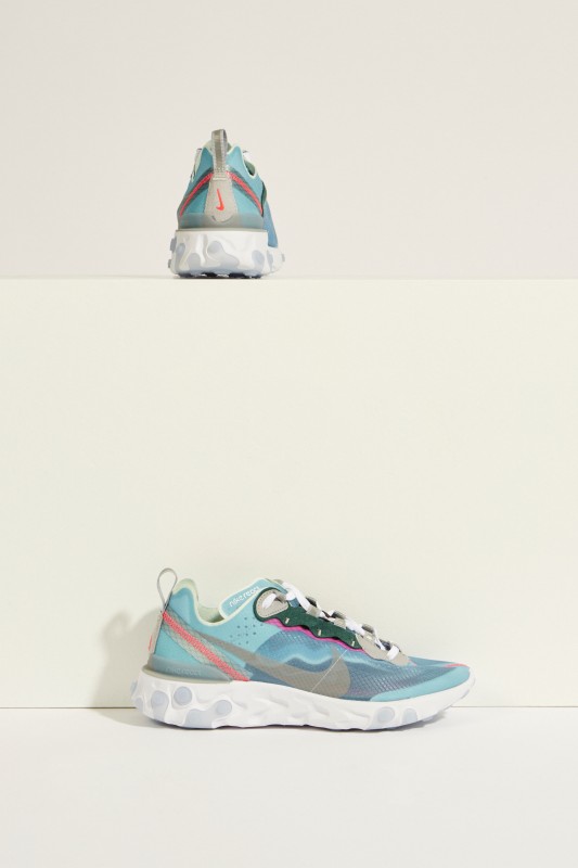 Sneaker 'React Element 87' Blau/Multi