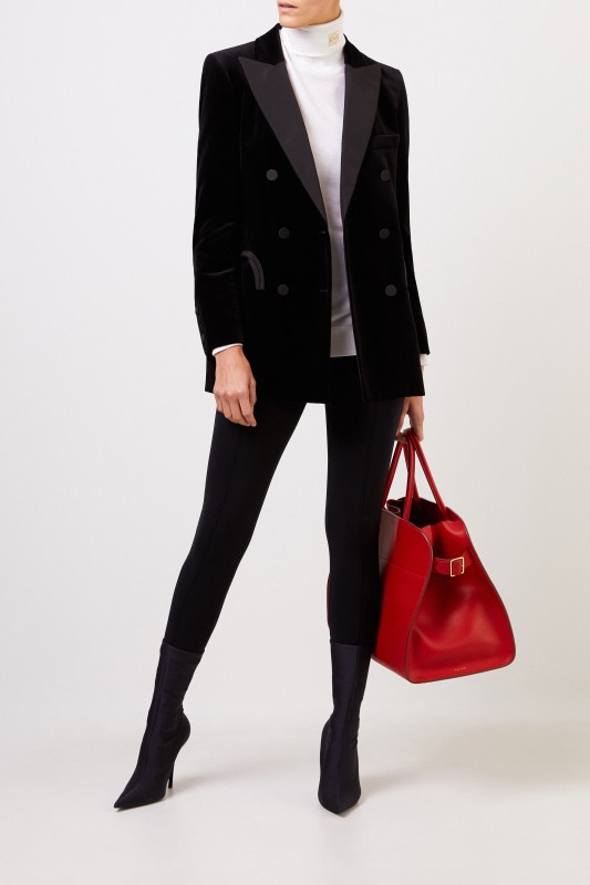 Blazé Milano Blazer 'Everyday' mit Seidendetails Schwarz