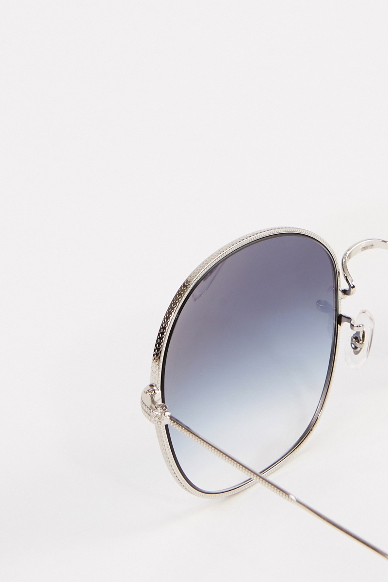 Oliver Peoples Sonnenbrille 'Mehrie' Silber/Blau