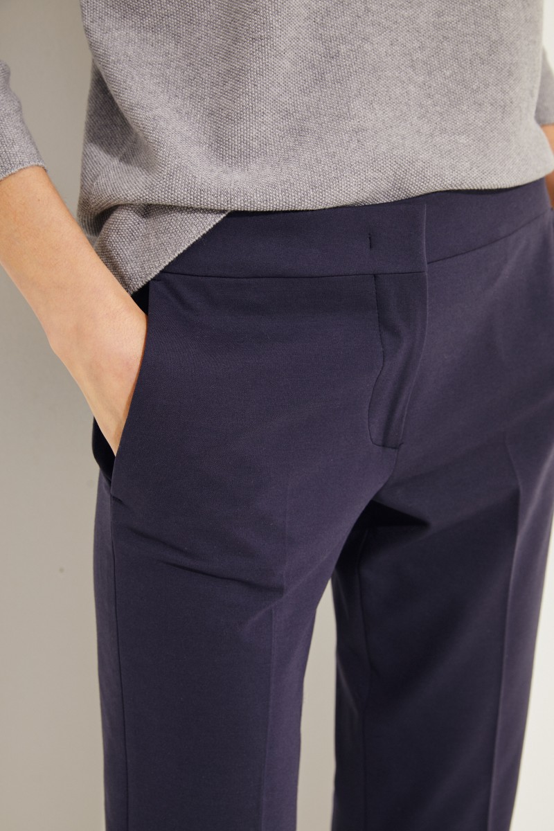 Baumwoll-Hose Dunkelblau