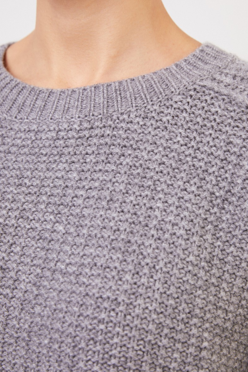 Iris von Arnim Cashmere-Pullover 'Saliano' Grau