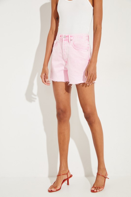 Jeans-Shorts 'Dee Short' im Destroyed-Look Rosé