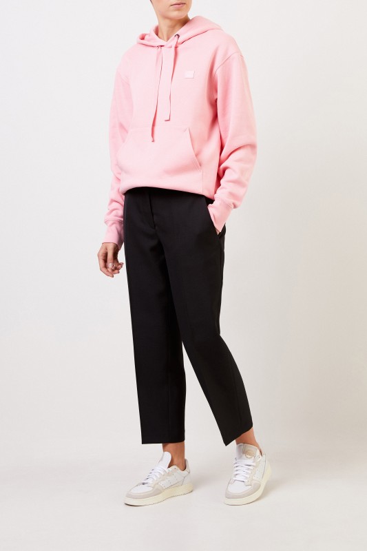 Acne Studios Klassische Woll-Hose Schwarz