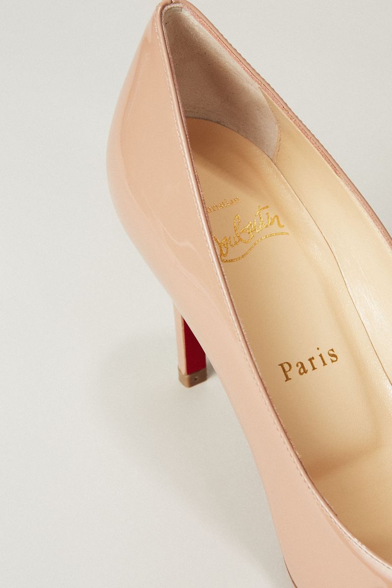 Lackleder-Pump 'Fifille 85' Nude