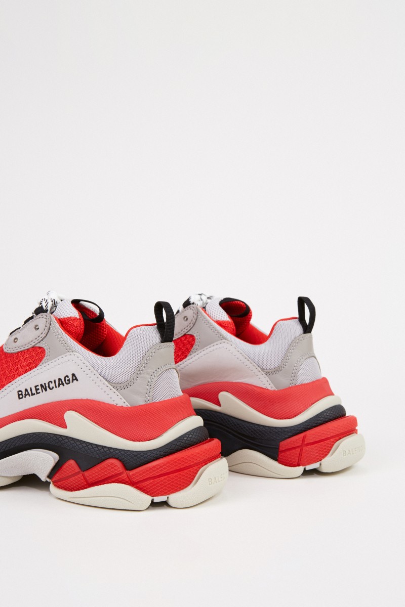 Balenciaga Sneaker 'Triple S' Rot/Grau