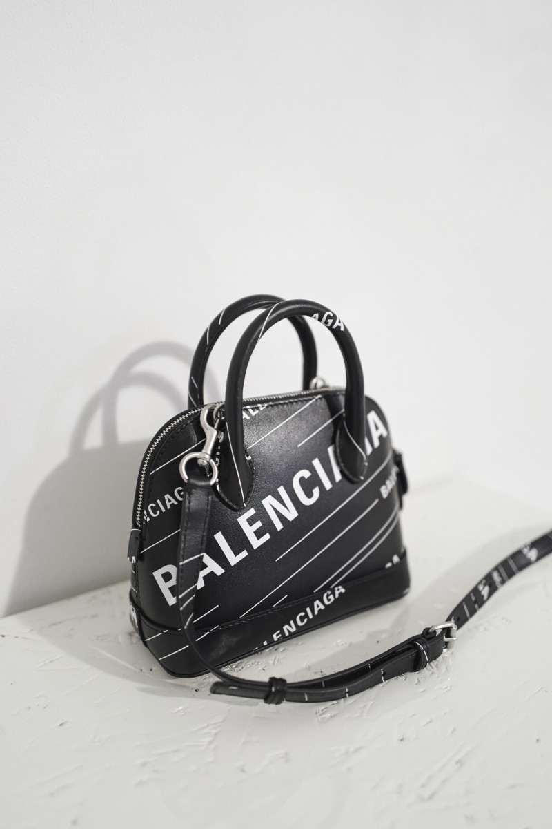Tasche 'Ville XS' Schwarz/Weiß