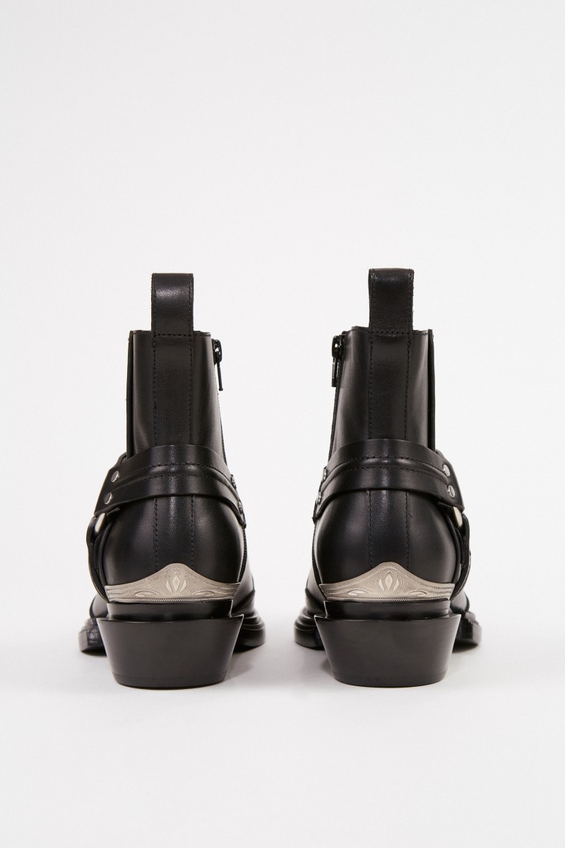 Cowboy-Stiefelette 'Santiago Bootie' Schwarz