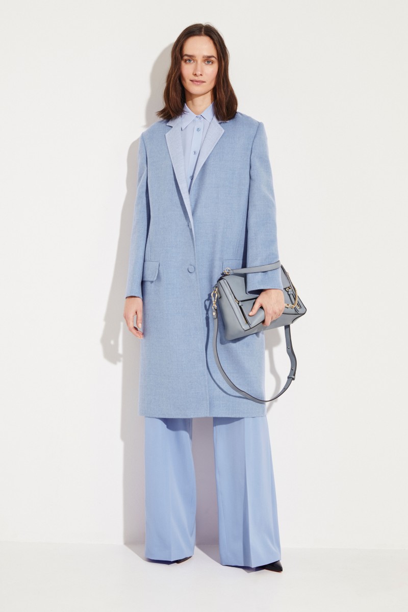 Cashmere coat Light Blue