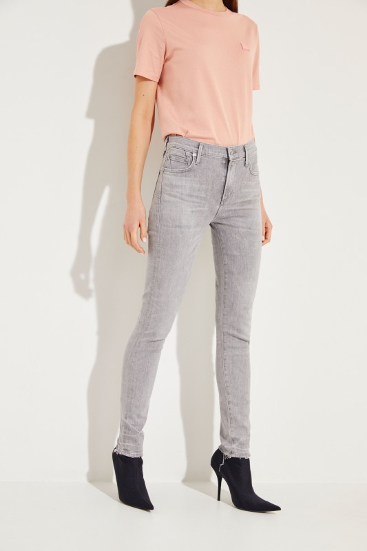 High Rise Skinny-Jeans 'Rocket' Grau