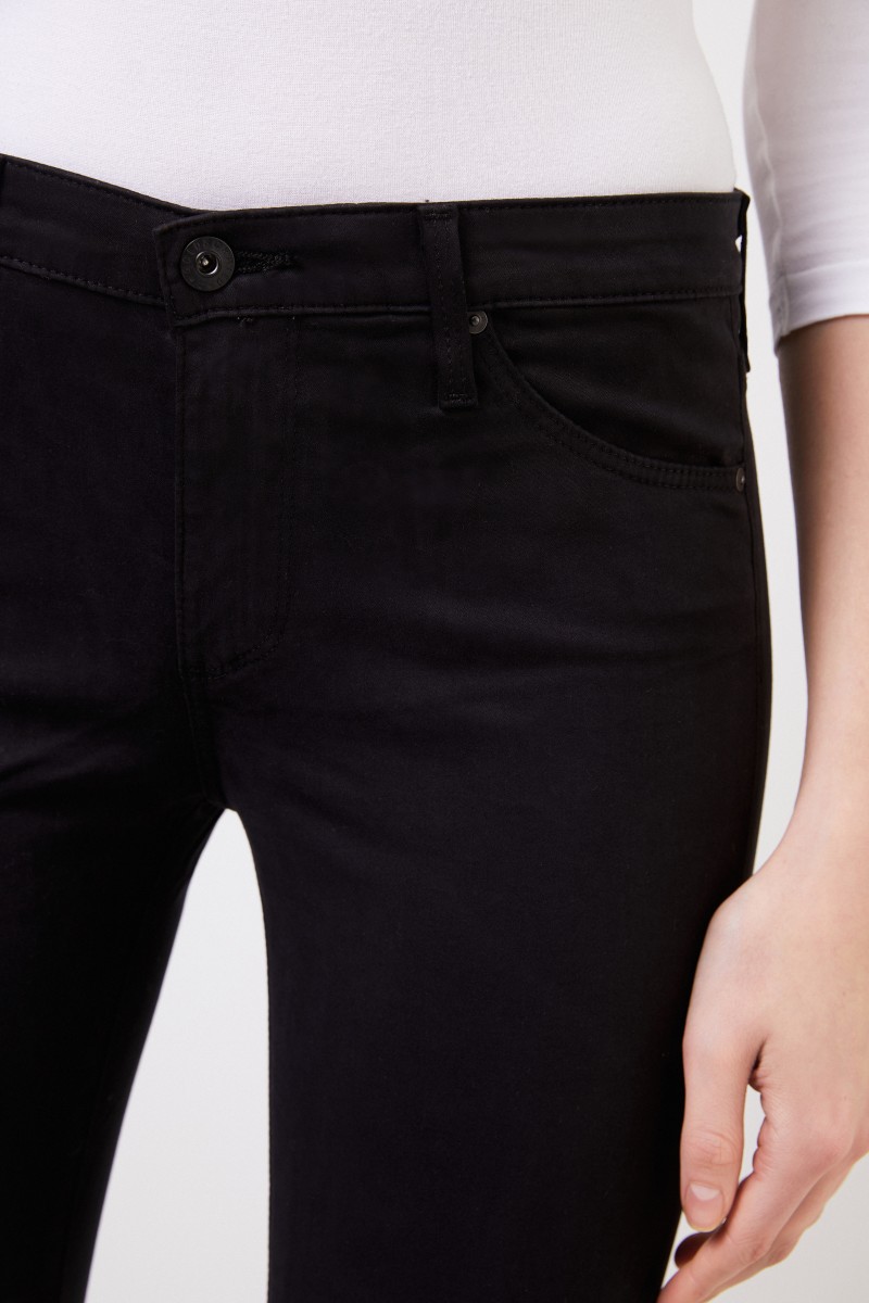 AG Jeans Cigarette Leg Jeans 'The Prima' Schwarz