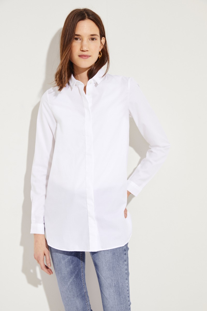 Klassische Bluse 'Salome' Weiß