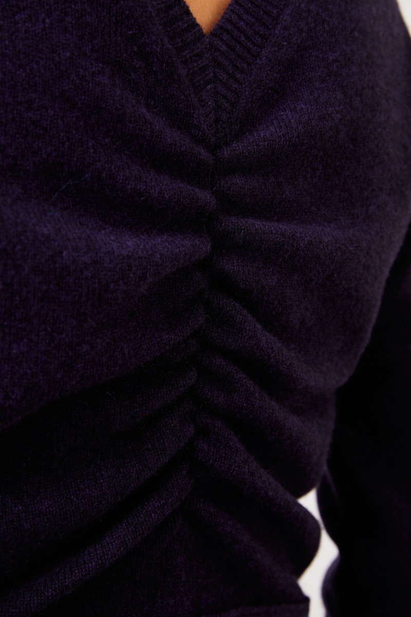 Chloé Woll-Cashmere-Pullover mit Rückendetail Evening