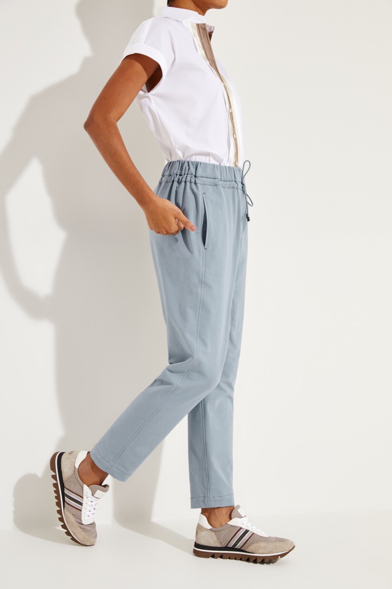 Jogginghose Taubenblau