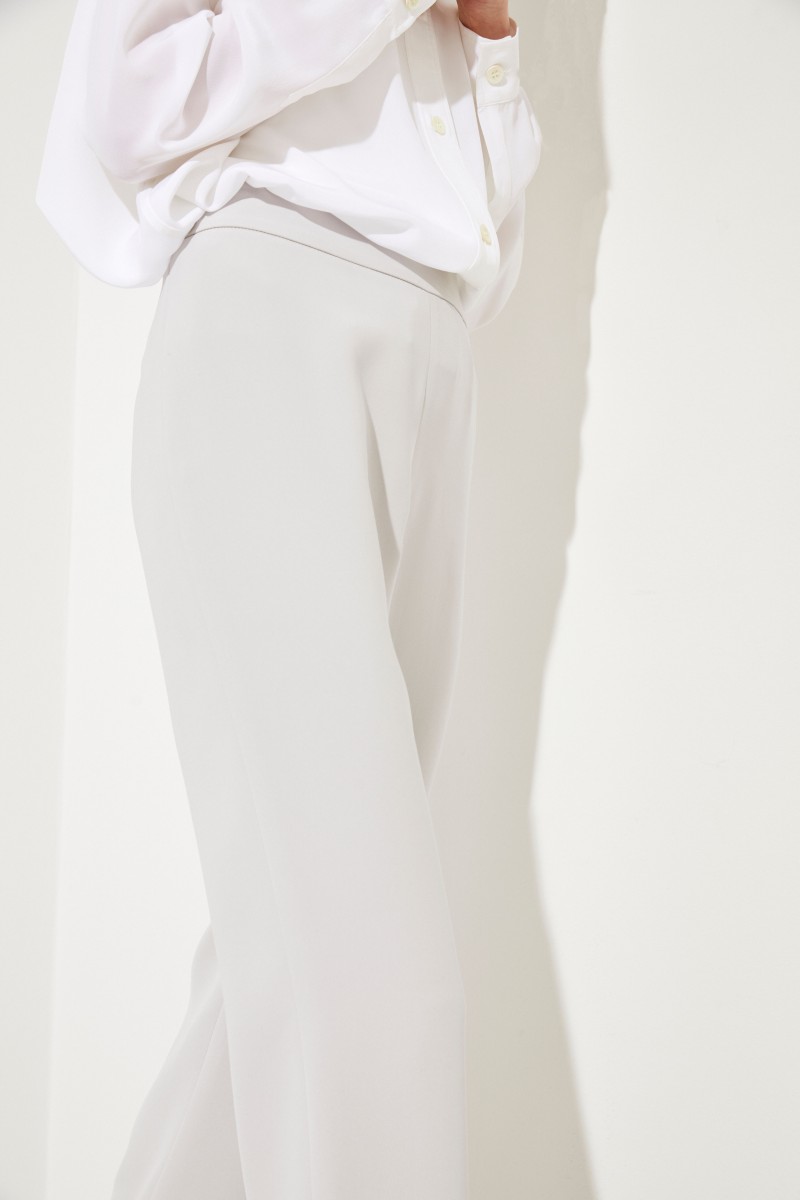 Seiden-Hose Grau