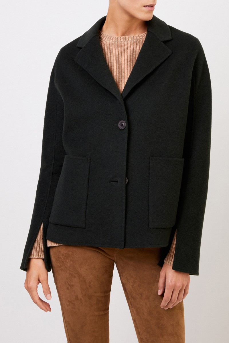 Iris von Arnim Cashmere Doubleface-Jacke 'Bakana' Grün