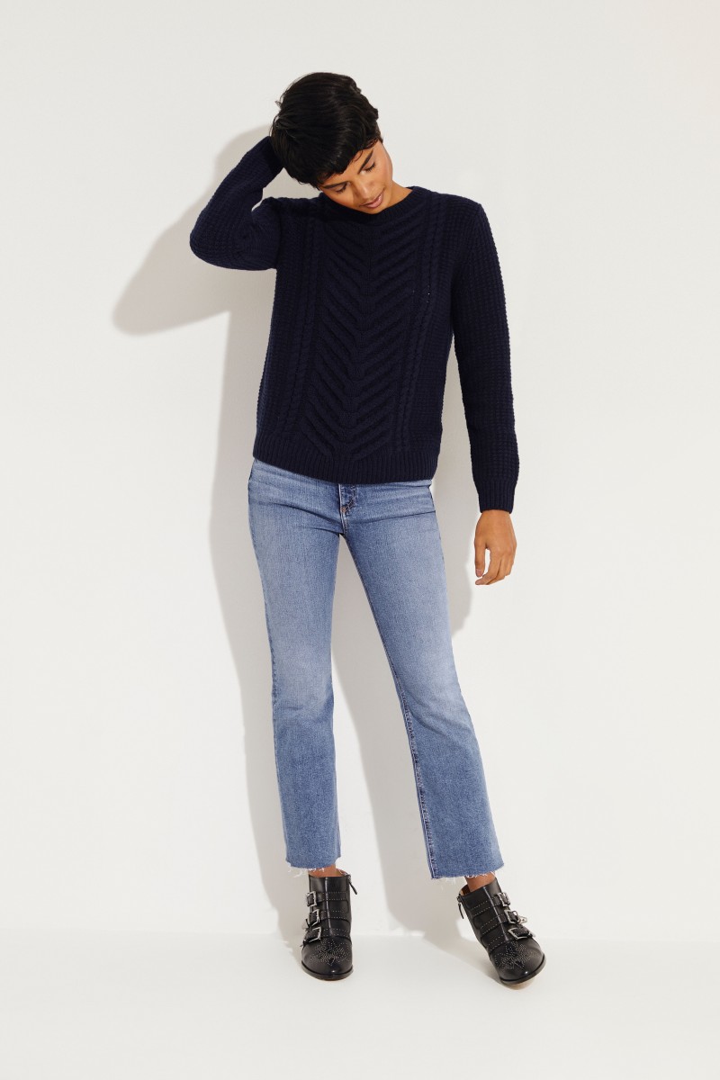 Cashmere-Pullover 'Beverly' Marineblau