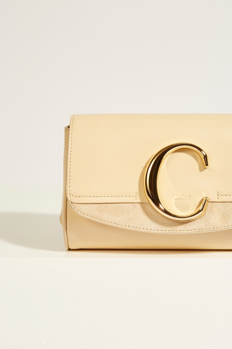 Gürteltasche 'Chloé C' Blondie Beige