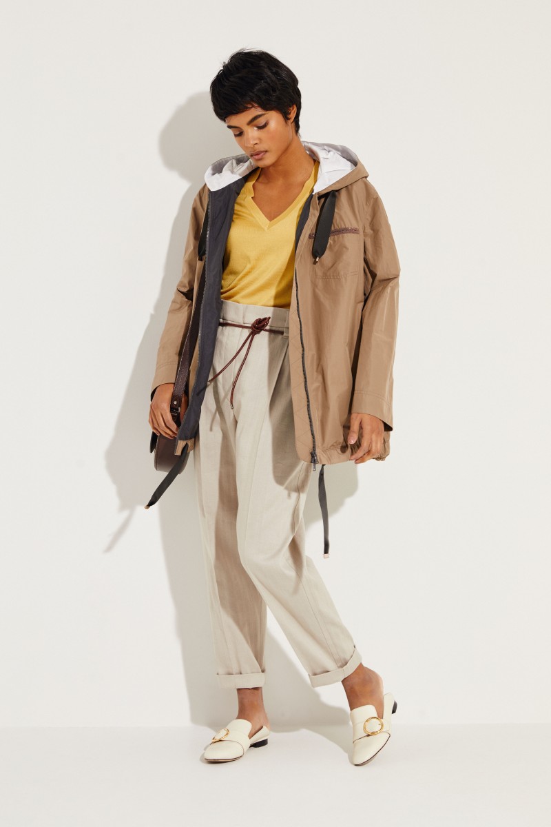 Cashmere-Seiden Shirt Gelb