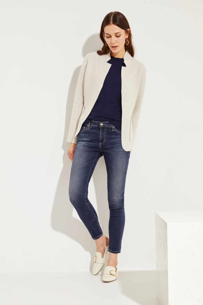 Skinny-Jeans 'The Legging Ankle' Blau