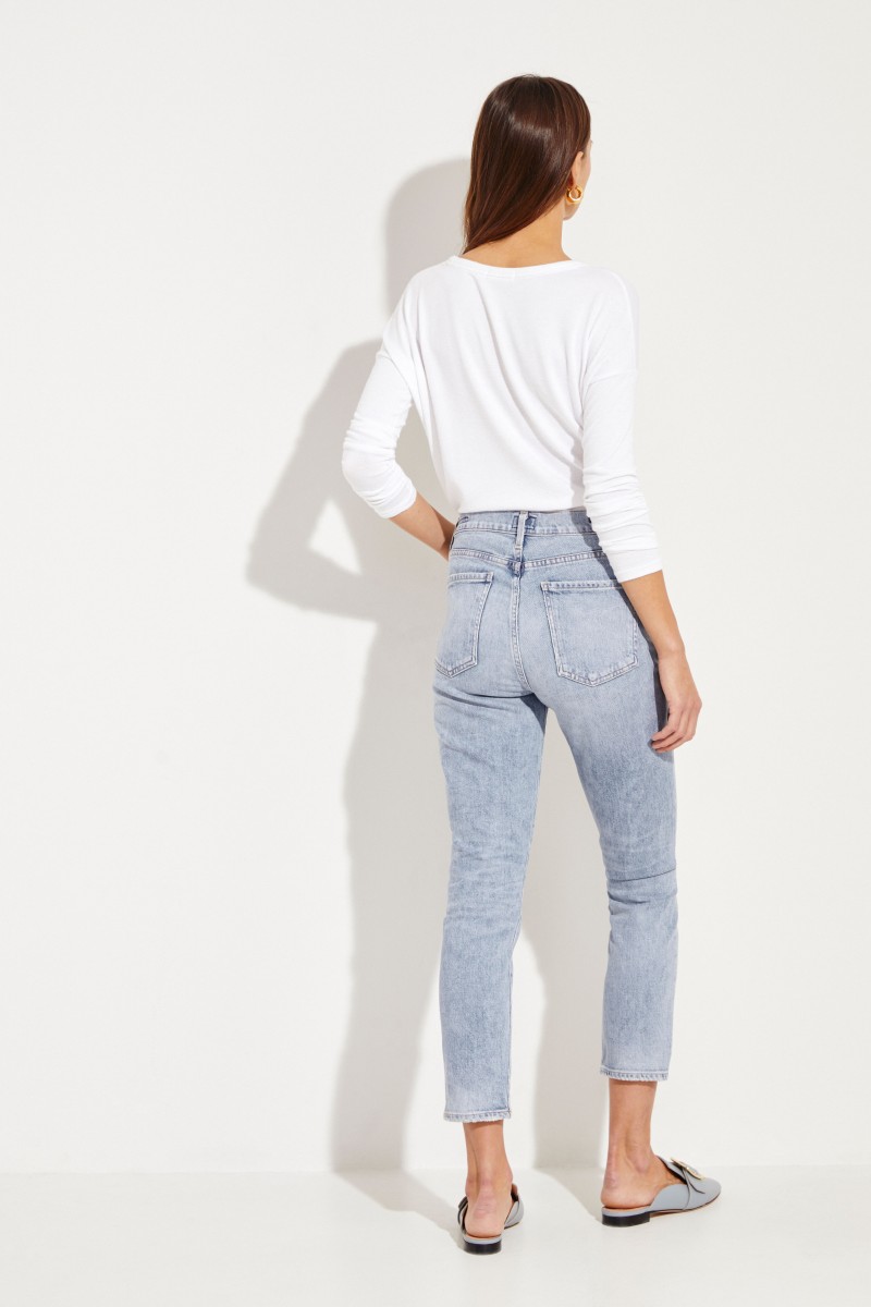 Citizens of Humanity High Rise Slim 'Olivia' Blau