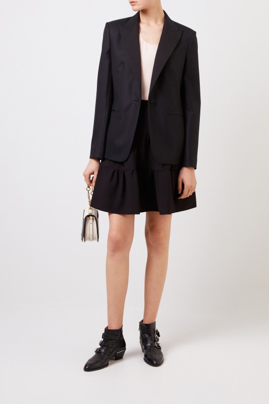 Chloé Schlichtes Seidentop Rosé