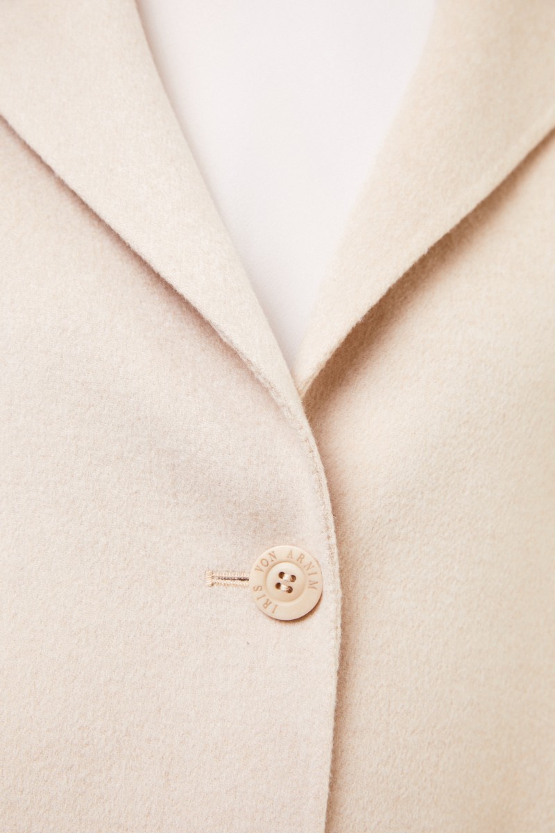 Iris von Arnim Cashmere Doubleface-Jacke 'Bakana' Beige