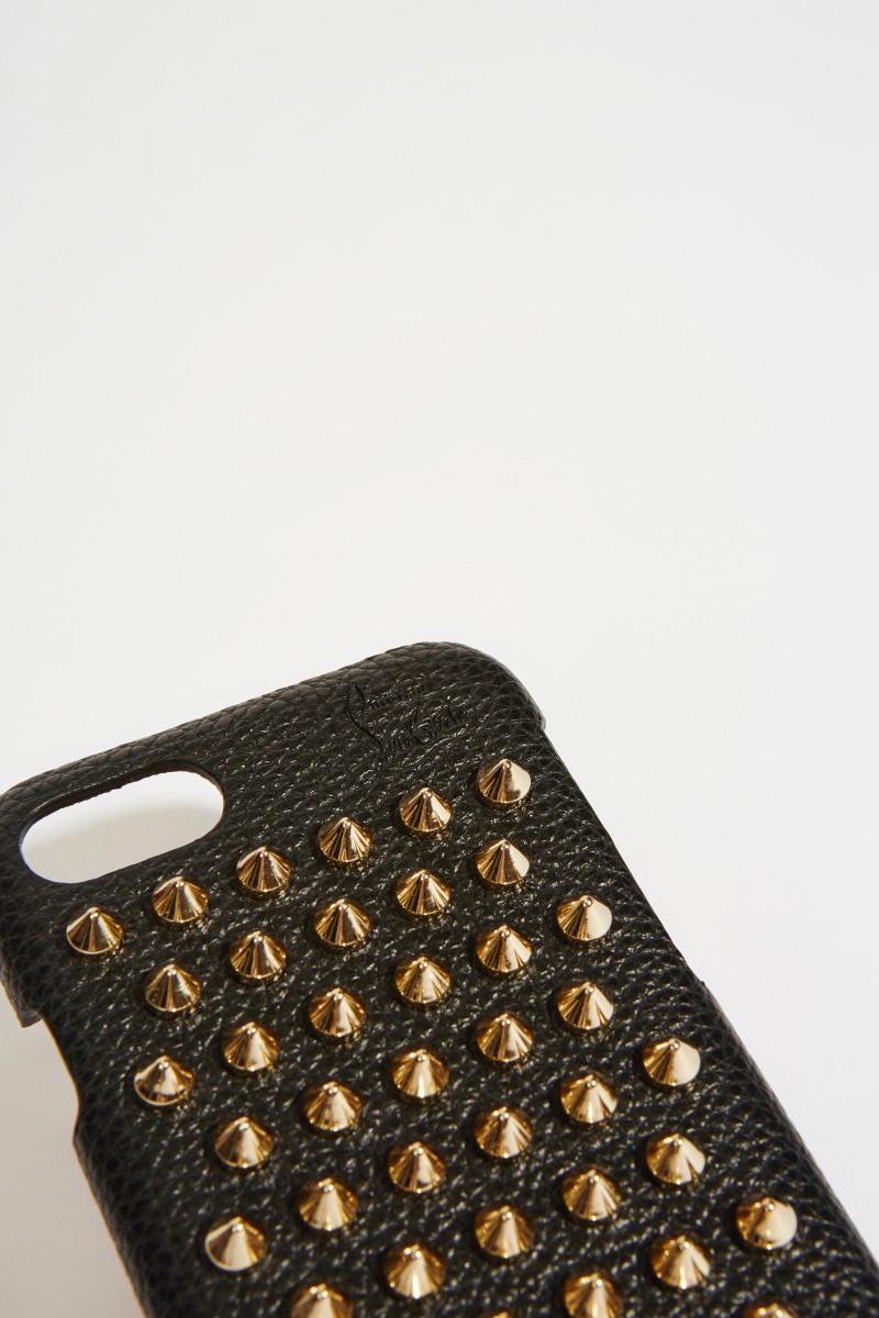 Christian Louboutin IPhone Case 7/8 mit Nietendetails Schwarz