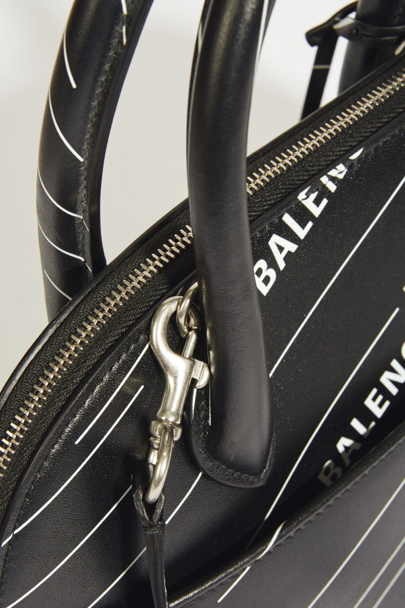 Tasche 'Ville S' mit Logo Schwraz/Weiß